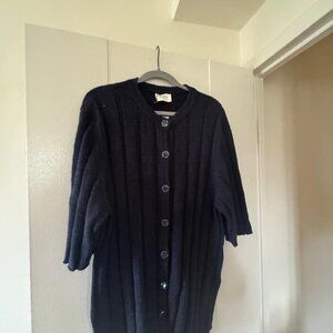 NWT Dissh Oversized Navy Knit Top